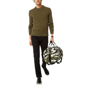 Mens Michael Kors Jet Set Travel Convertible Camo Duffle/Weekender Backpack